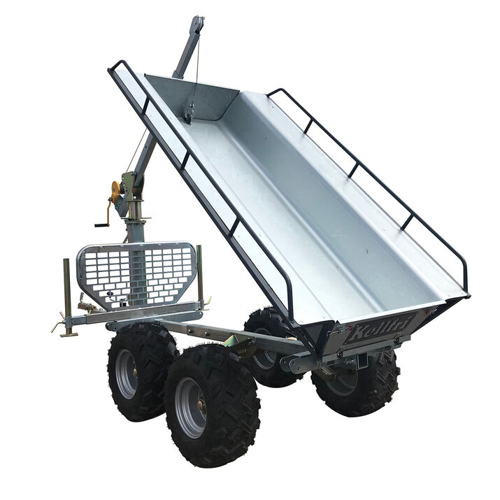 Tipping and forestry trailer ATV PRO, Tower2+