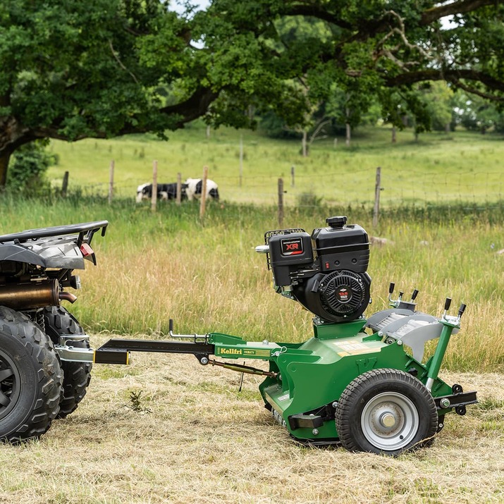 ATV flail mower with flap, 1.2 m, Briggs and Stratton 13.5 hp