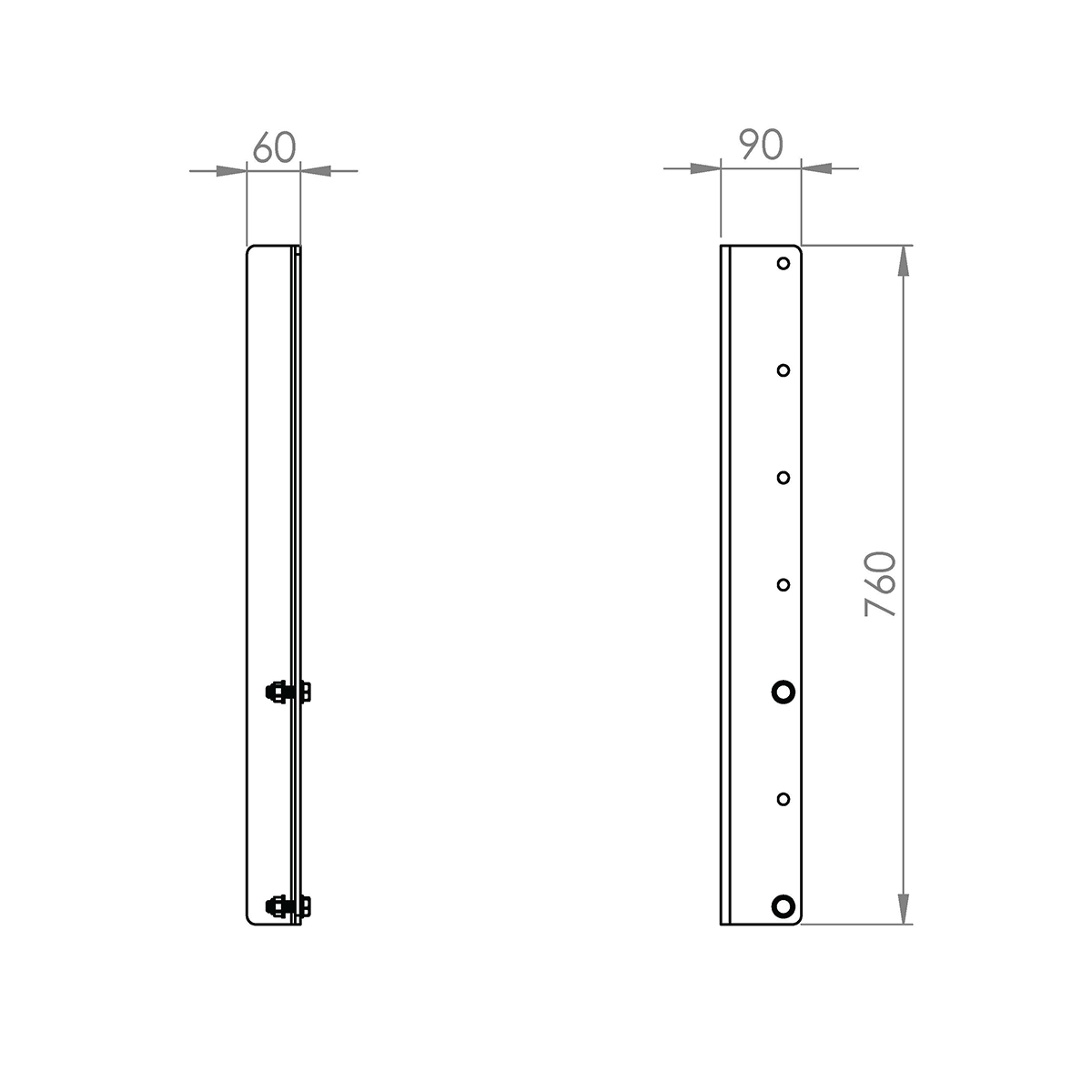 Extension for bale spike frame | Kellfri