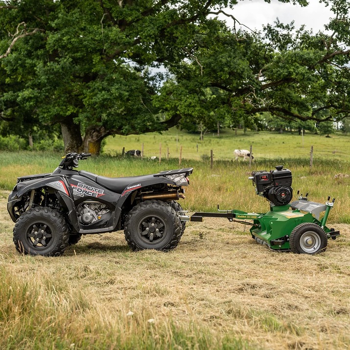 ATV flail mower with flap, 1.2 m, Briggs and Stratton 13.5 hp