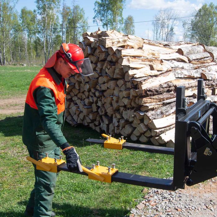 Firewood bulk bag lift for pallet forks | Firewood processing | Simple ...