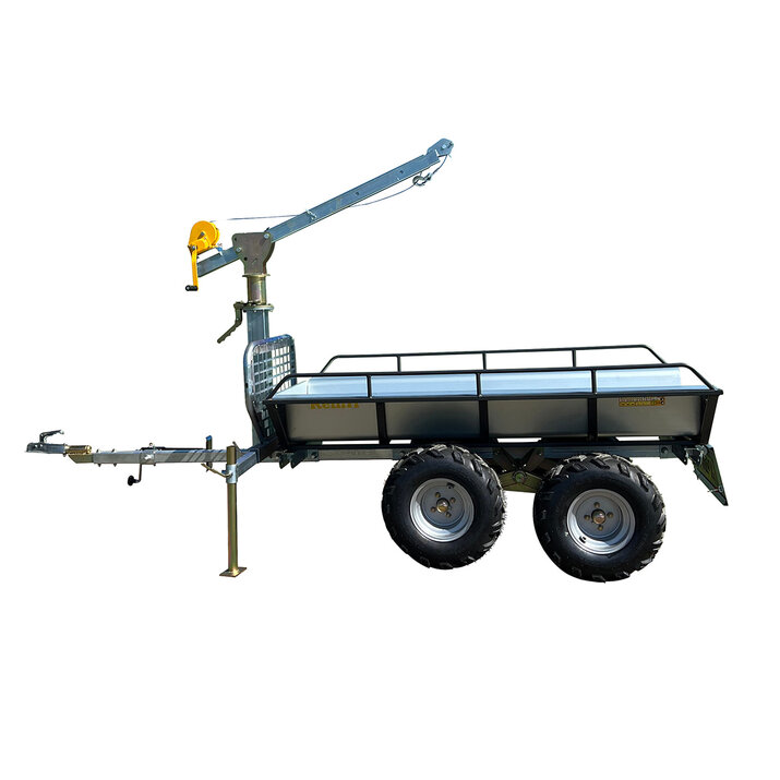 Tipping and forestry trailer ATV PRO, Tower2+